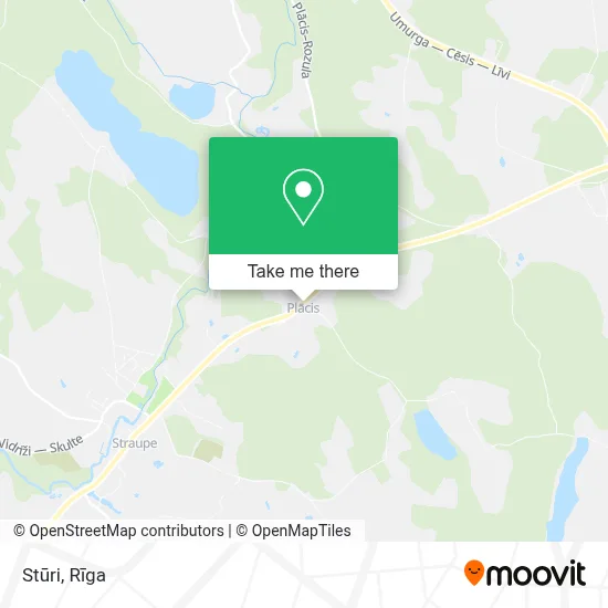 Stūri map