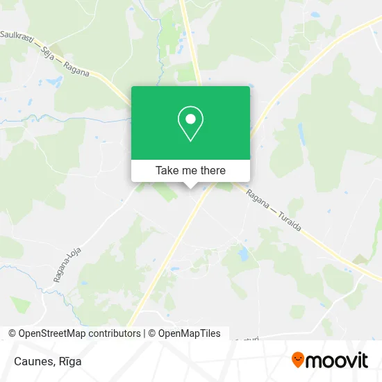 Caunes map