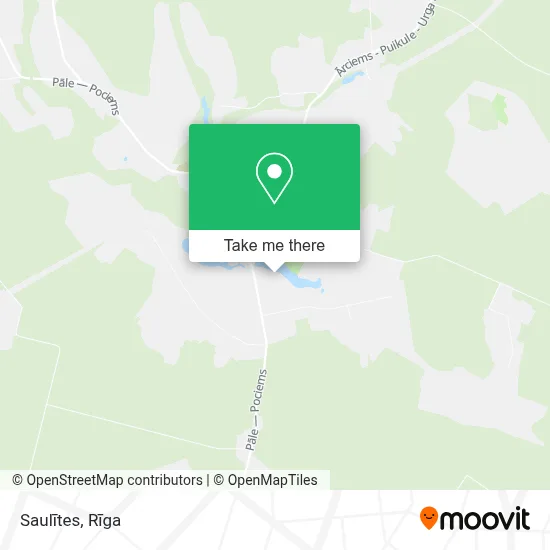 Saulītes map
