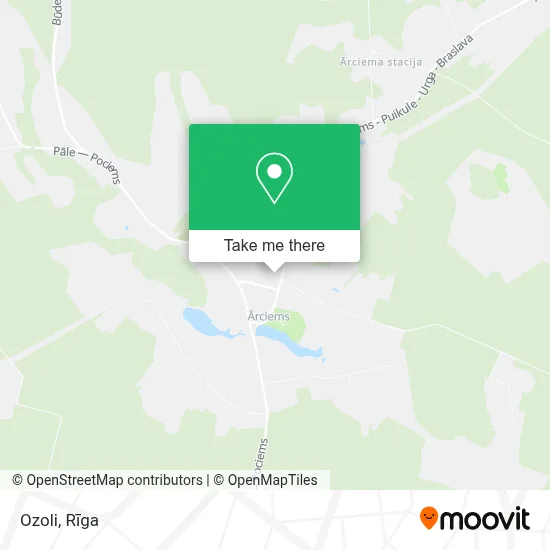 Ozoli map