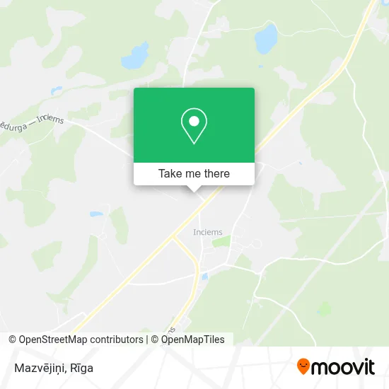 Mazvējiņi map