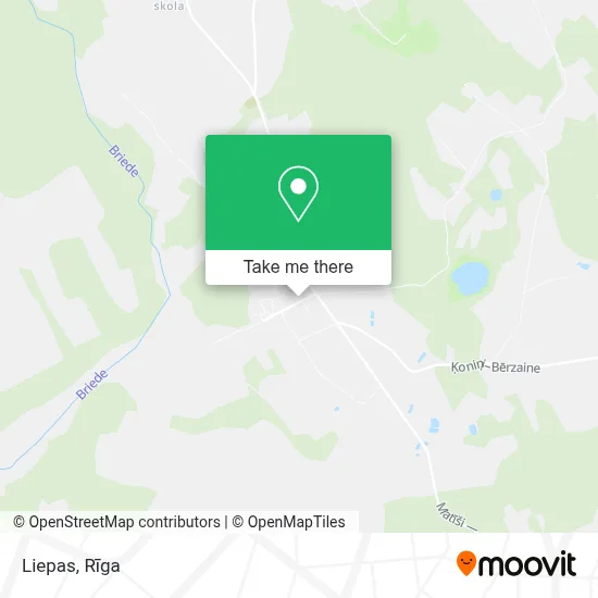 Liepas map
