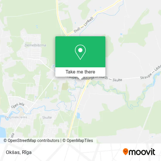 Okšas map