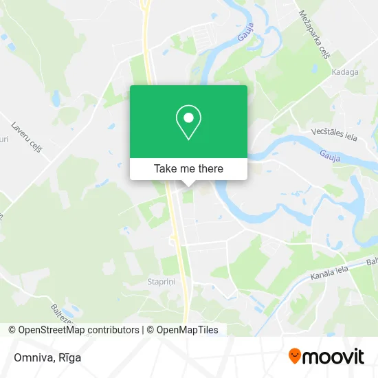Omniva map