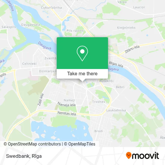 Swedbank map