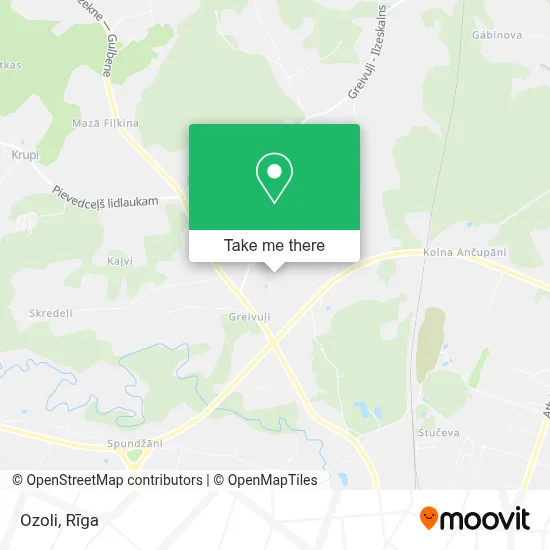 Ozoli map