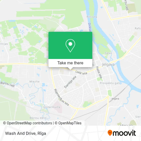 Wash And Drive map