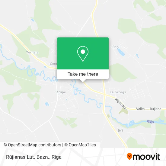 Rūjienas Lut. Bazn. map
