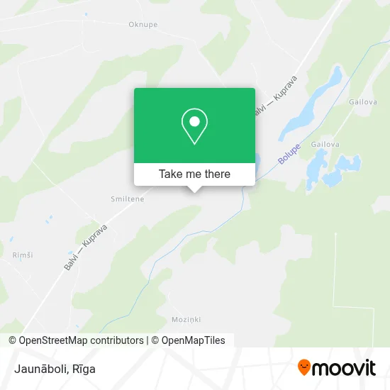 Jaunāboli map