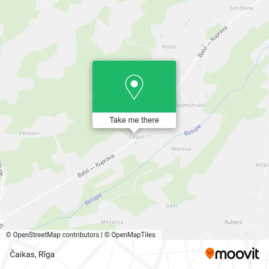 Čaikas map