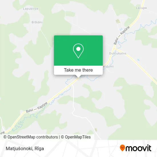 Matjušonoki map