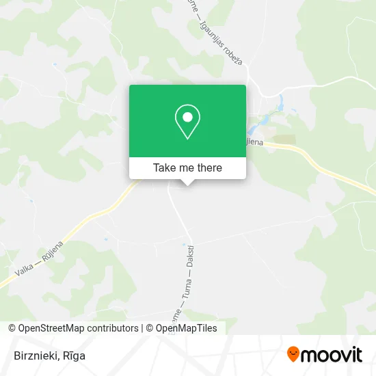 Birznieki map