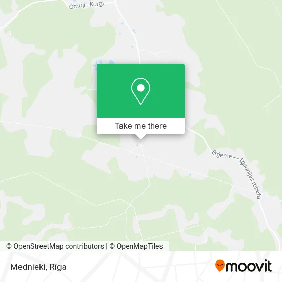 Mednieki map