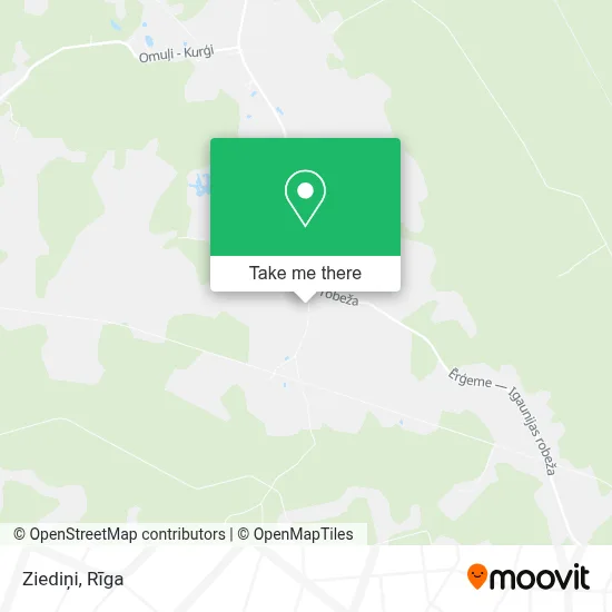 Ziediņi map