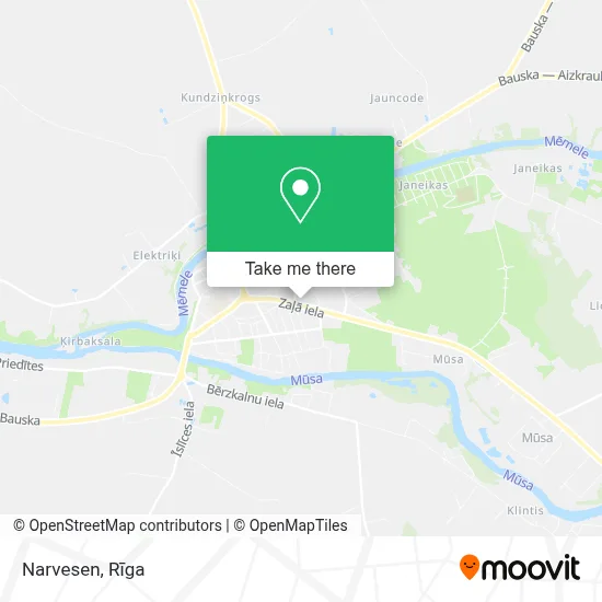 Narvesen map