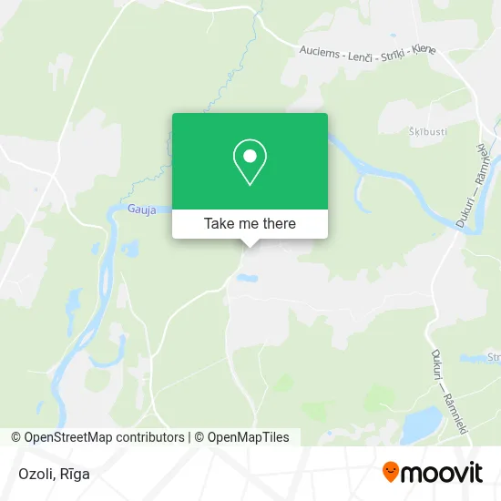 Ozoli map