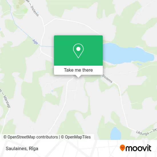 Saulaines map