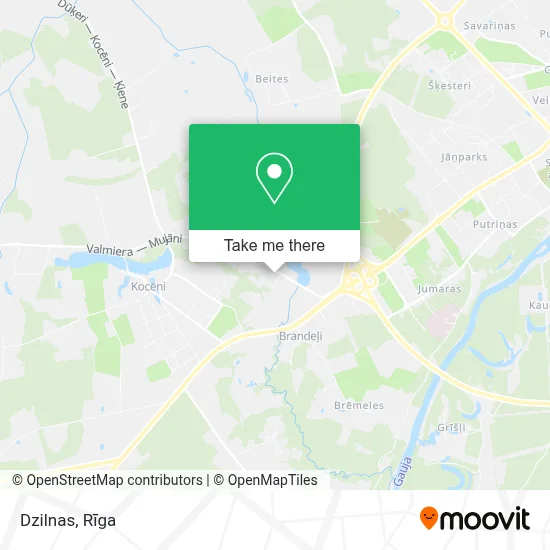 Dzilnas map