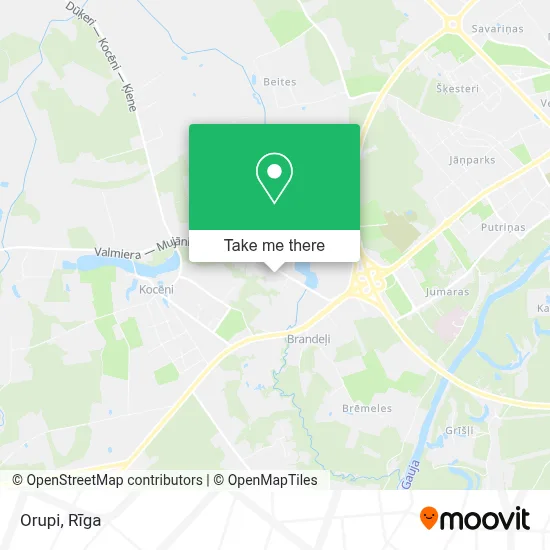 Orupi map