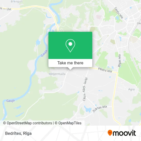 Bedrītes map