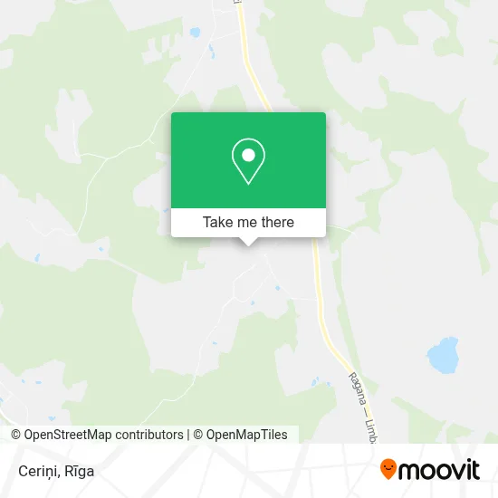 Ceriņi map