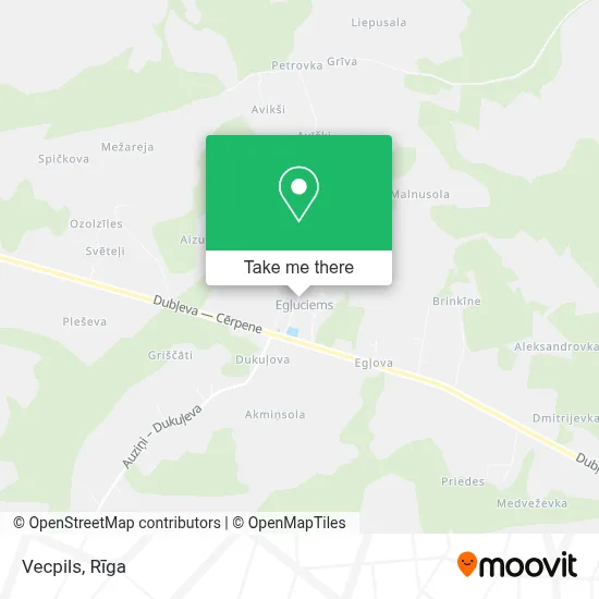 Vecpils map