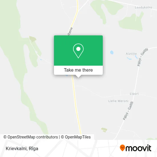 Krievkalni map