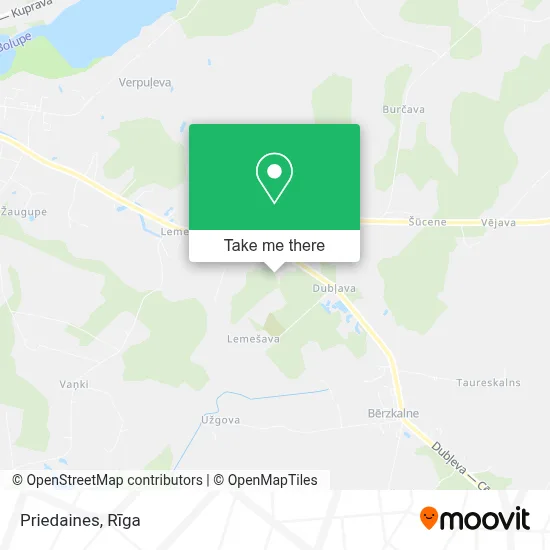 Priedaines map