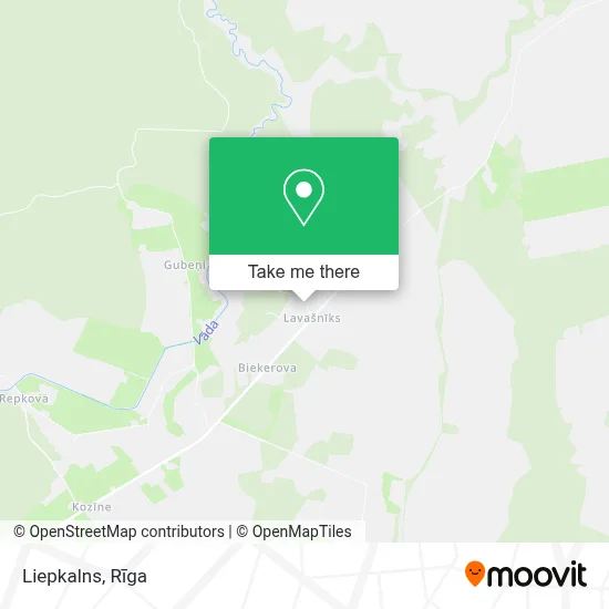 Liepkalns map