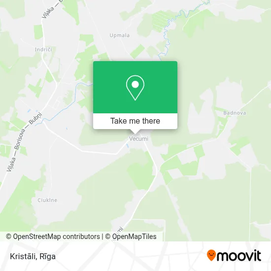 Kristāli map