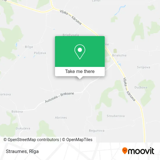 Straumes map