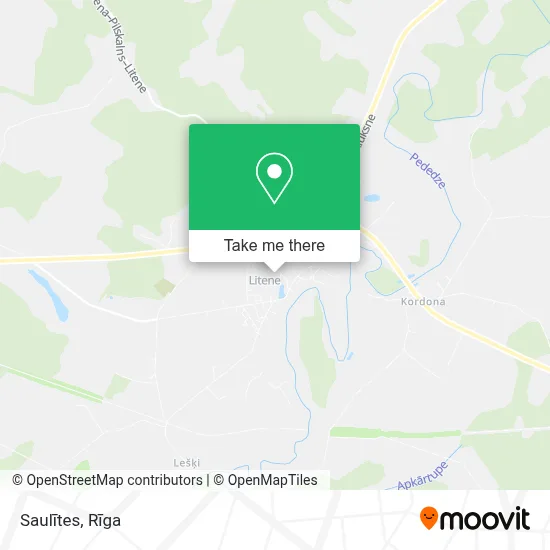 Saulītes map