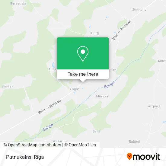 Putnukalns map