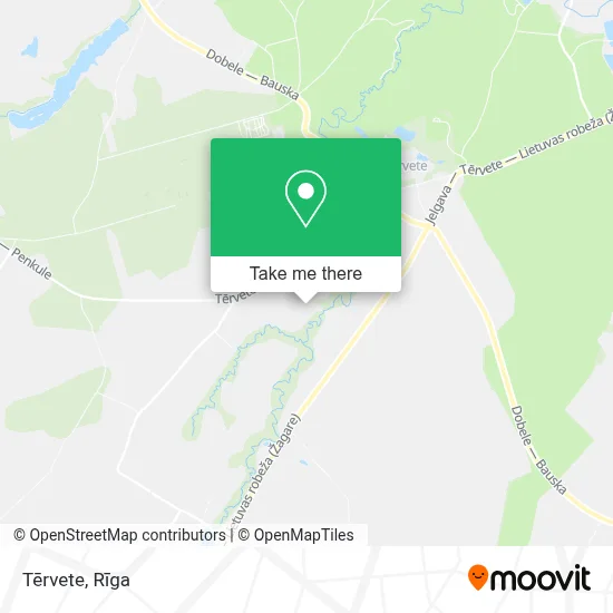 Tērvete map