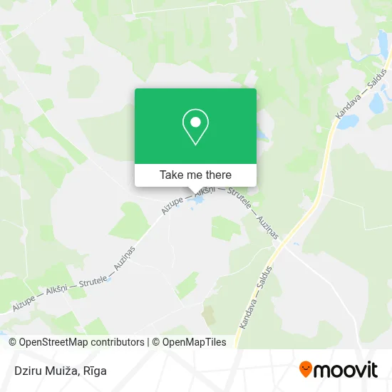 Dziru Muiža map