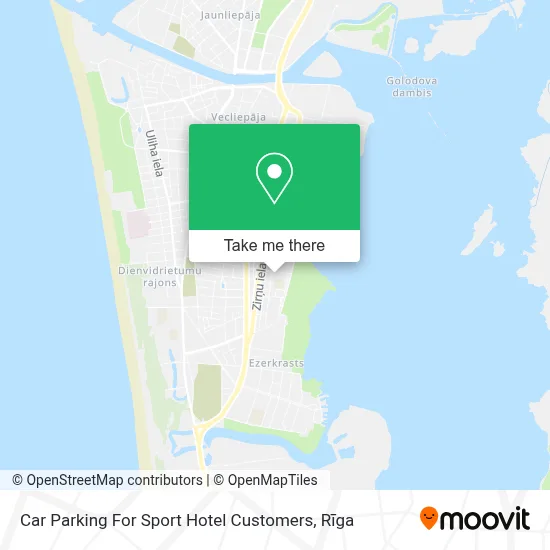 Car Parking For Sport Hotel Customers map