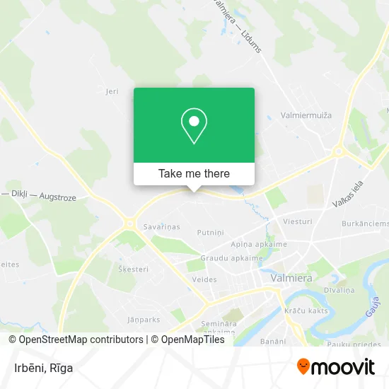 Irbēni map