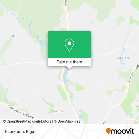 Ezerkrasti map