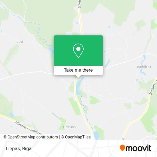 Liepas map
