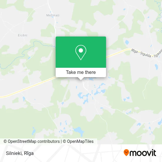 Silnieki map