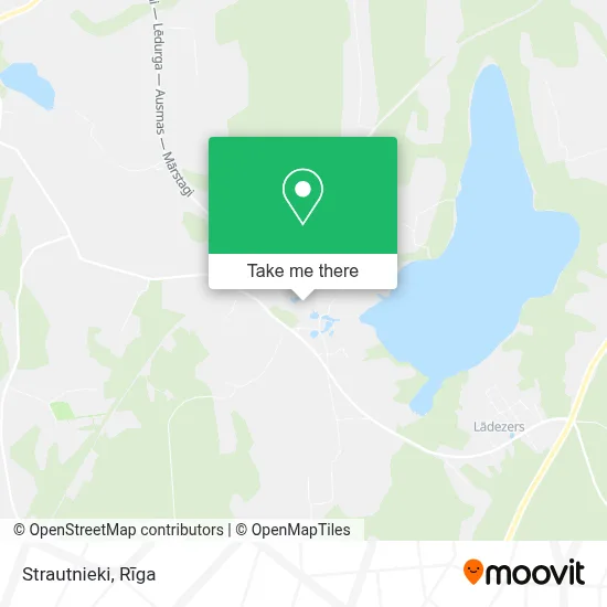 Strautnieki map