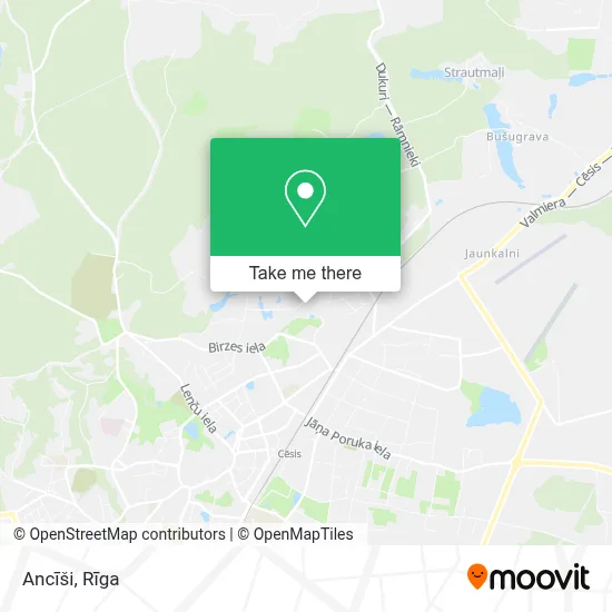 Ancīši map
