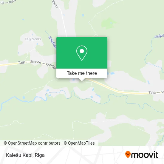 Kalešu Kapi map