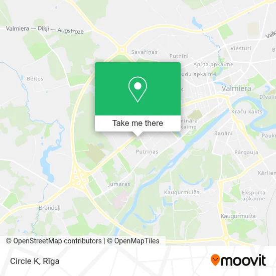 Circle K map