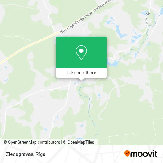 Ziedugravas map