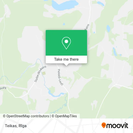 Teikas map
