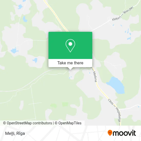 Meļļi map