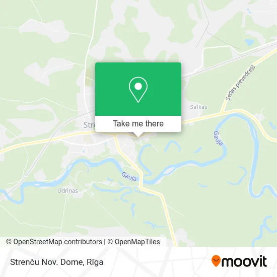 Strenču Nov. Dome map