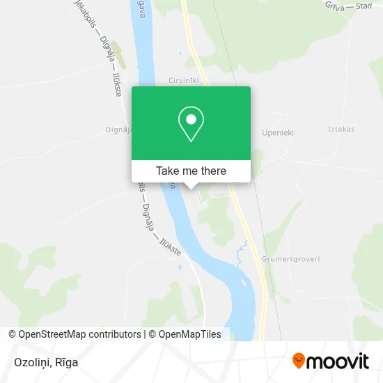 Ozoliņi map