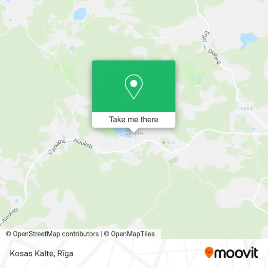 Kosas Kalte map